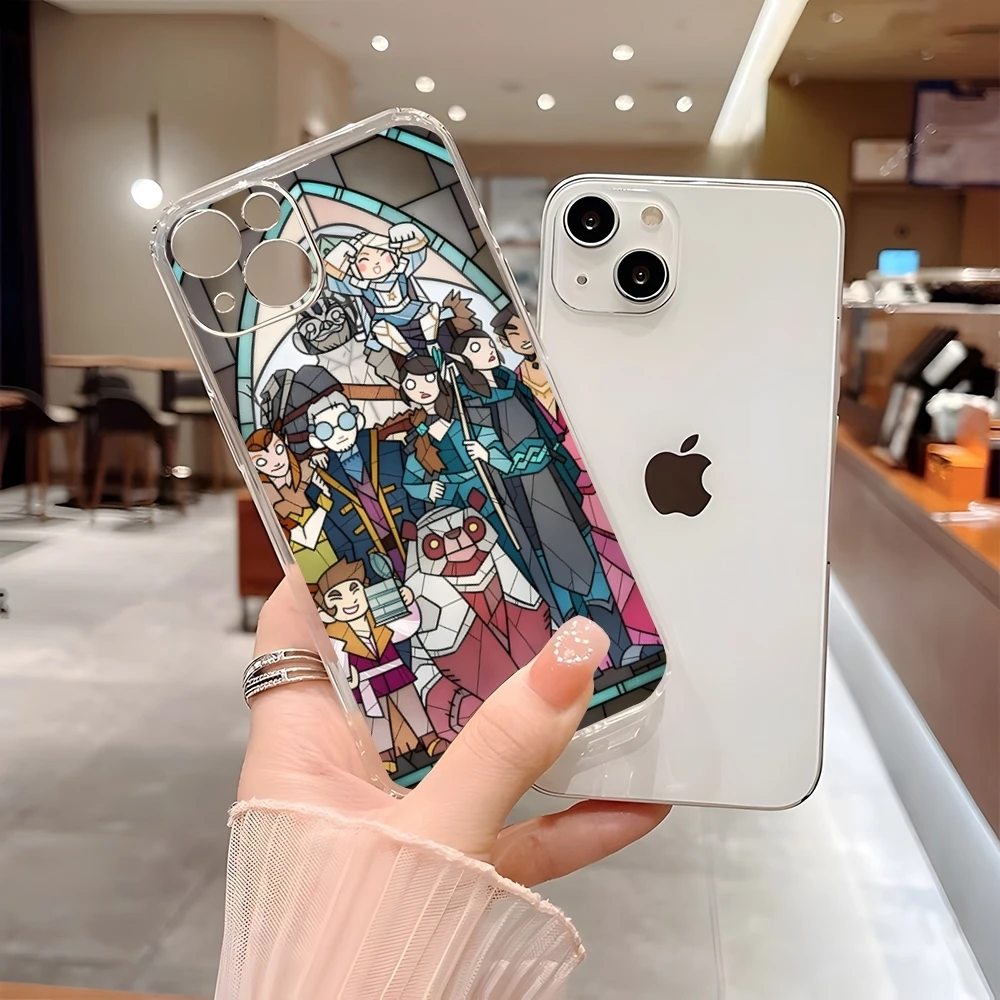 جراب هاتف كرتوني V-Vx Machina لأجهزة iPhone ، L-Legend ، غطاء شفاف ، 15 Pro Max ، 16 Plus ، 11 ، 14 ، 12 ، 13 Mini ، 7 ، 8 ، X ، XR, XS, SE, من