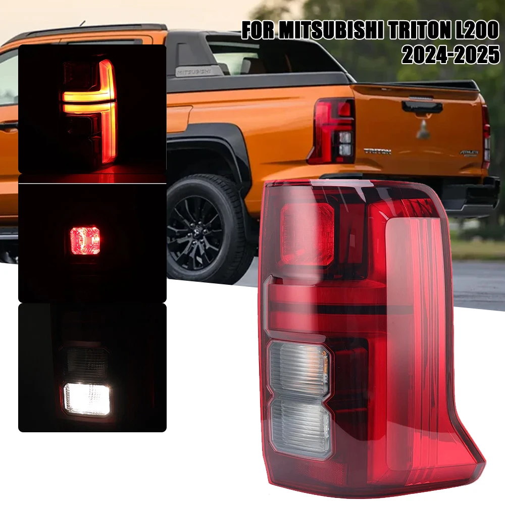 

LED Rear Tail Light For Mitsubishi Triton L200 2024-2025 Car Signal Brake Lamp Bumper Warning Light