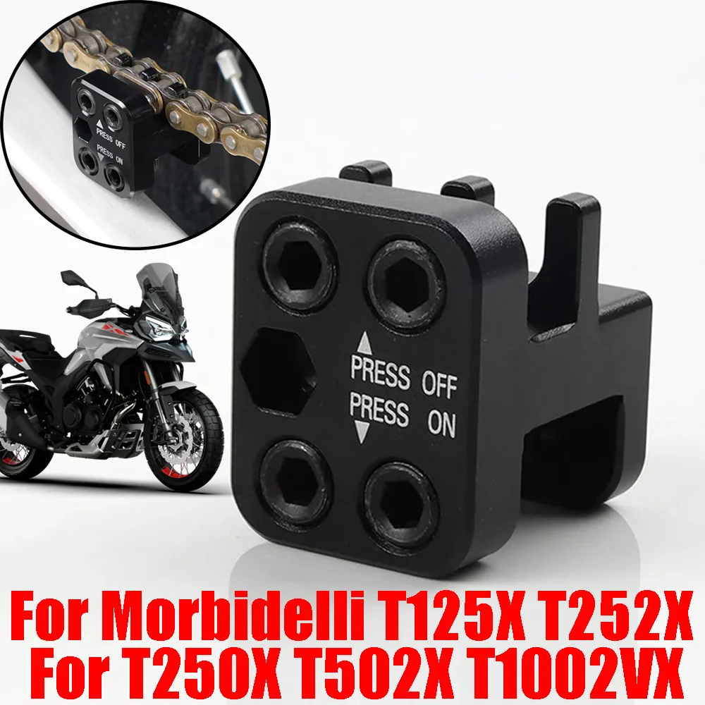 

Инструмент для прессования цепи Master Link для мотоциклов Morbidelli T125X, T252X, T250X, T502X, T1002VX, T502 (для цепей 50, 520, 525, 530)