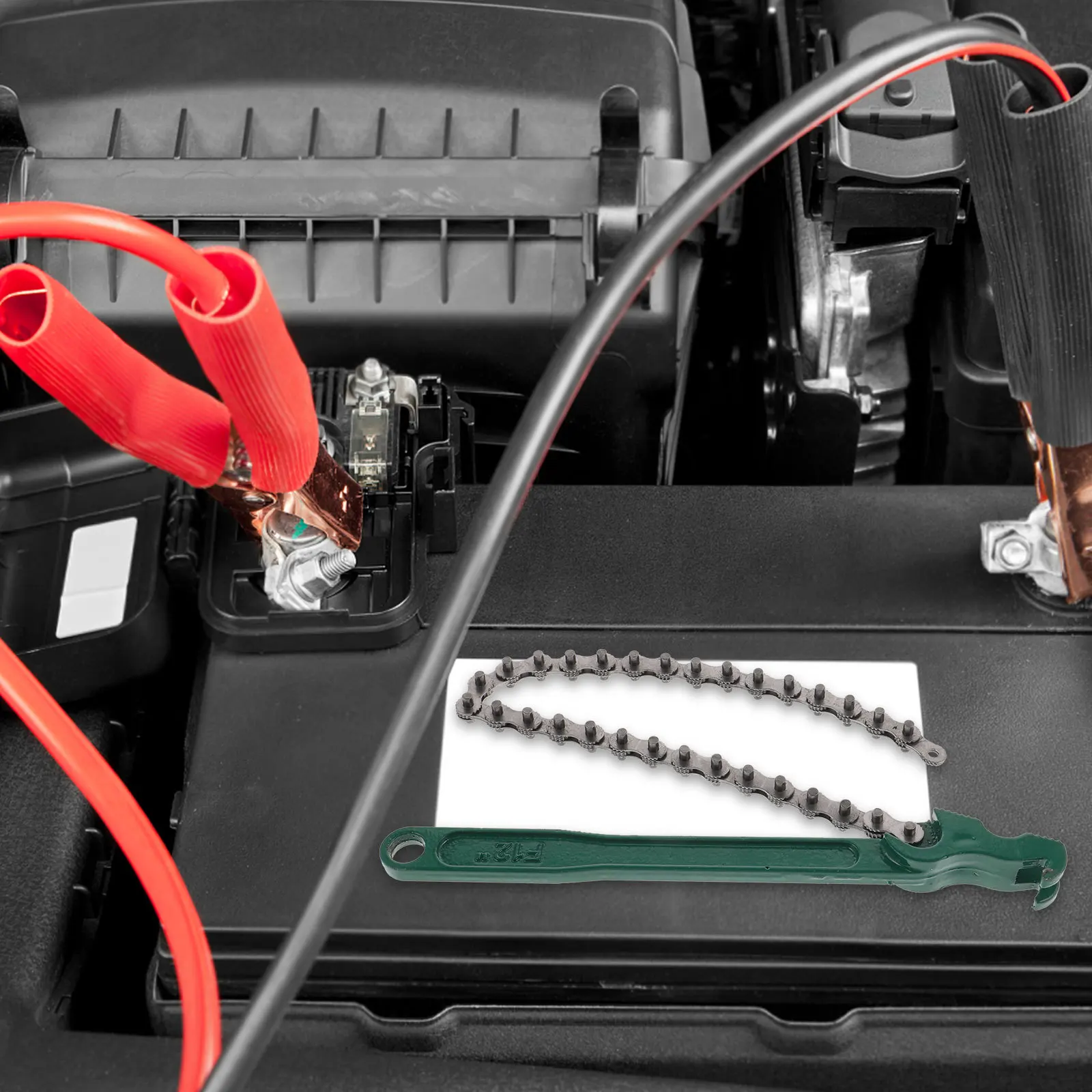 

Chain Wrench Oil Filter Wrench Heavy Duty Adjustable Plumbing Tool for Auto Repair Motorcycle Maintenance Mechanic Hand Tool Set