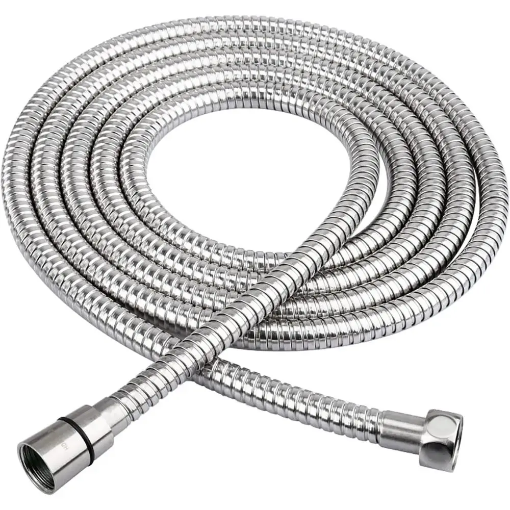 Stainless Steel Handheld Shower Head Hose High Pressure Replacement Shower Extension Tube Universal Anti-twist