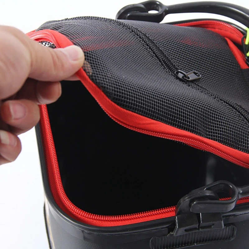 خفيفة الوزن سعة كبيرة الصيد للطي دلو المحمولة الصغيرة مربع الصيد دلو الماء في الهواء الطلق الترفيه الأسماك والعتاد الإمدادات