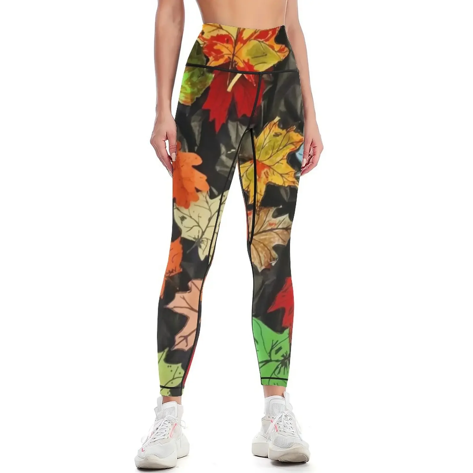 

Black Pond Alive Leggings gym's clothing gym wear Women's tights sports for push up Womens Leggings