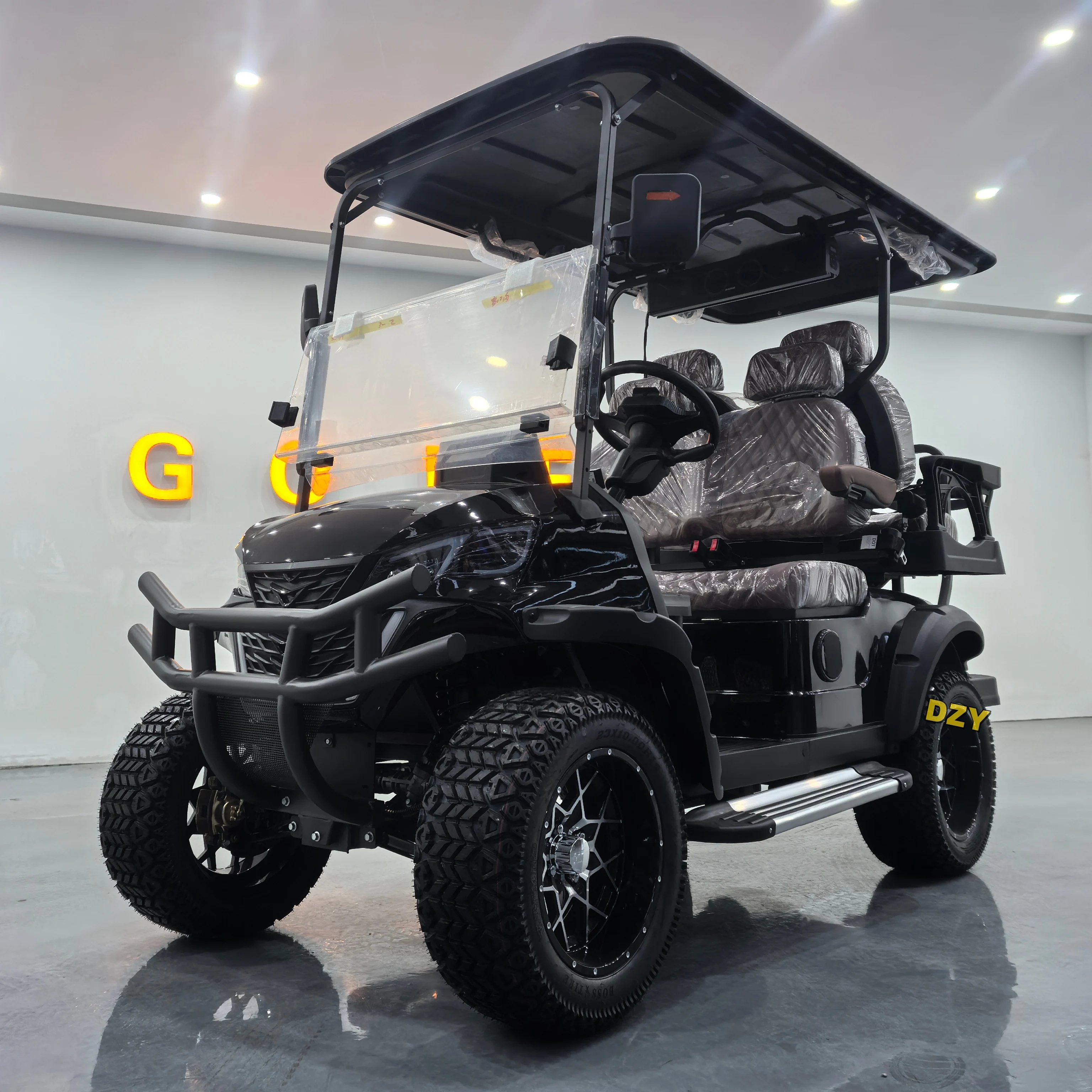 Nuevo Carro de Golf Eléctrico Chino 2026, Scooter para 4 Personas, Buggy Eléctrico Hecho en China, Kit de Luces para Carro de Golf