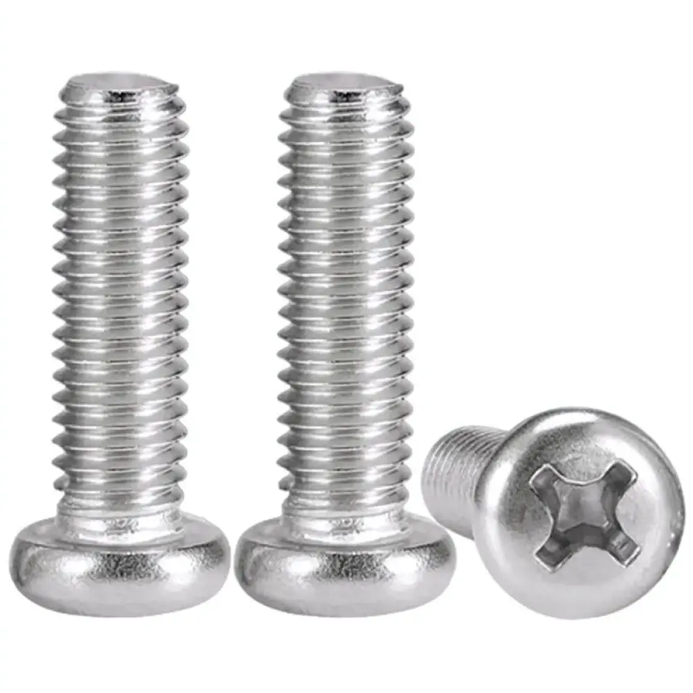 Cross Recessed Pan Head Machine Screws 304 Stainless Steel Bolts For Xinyongye High Strength Industrial Fastening Solution