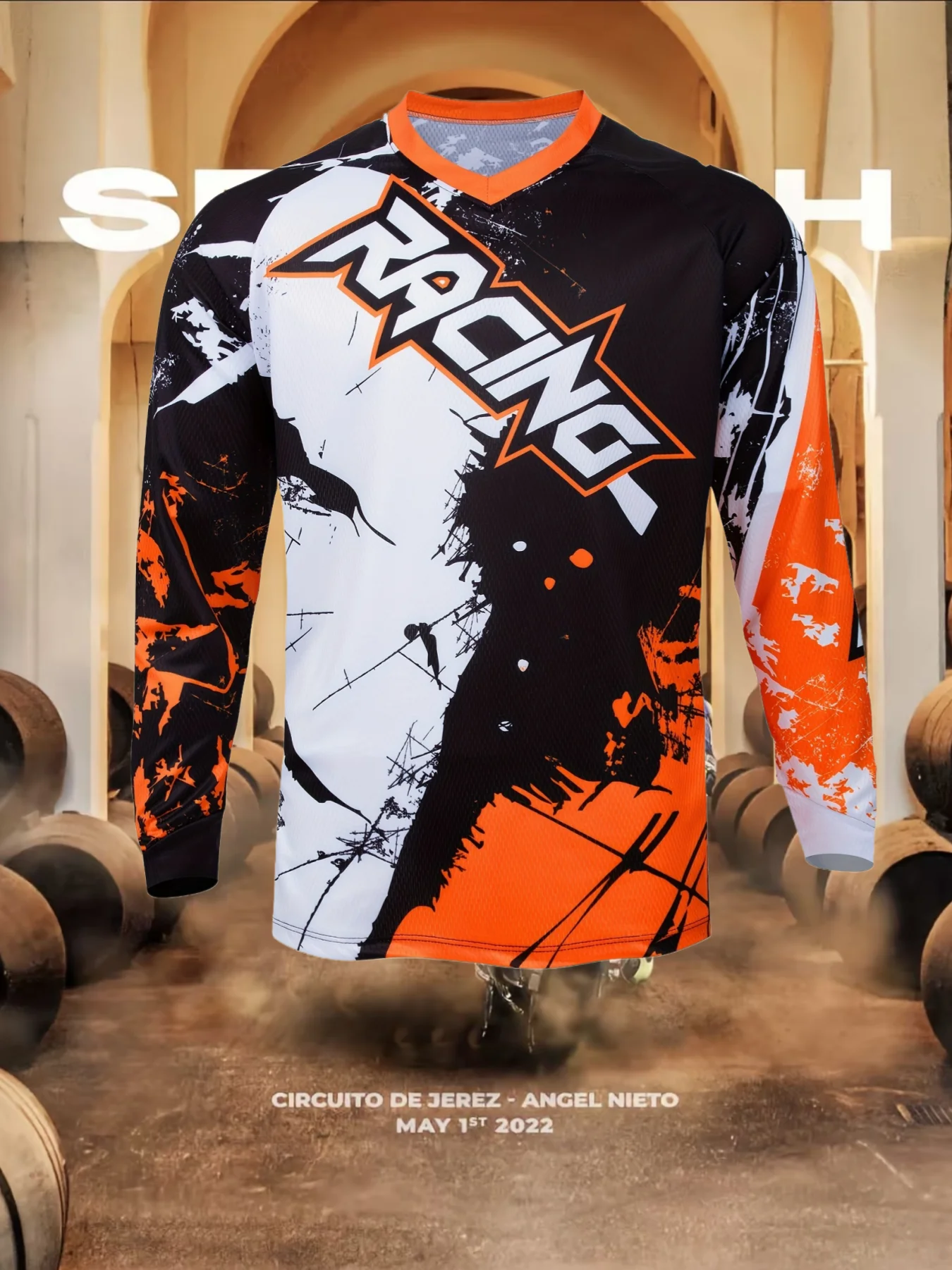 

Летняя и осенняя популярная велосипедная футболка с длинными рукавами и 3D-печатью, свободная, удобная и модная, новая модель 2025 года