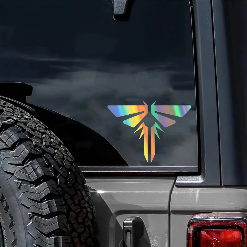 The Last of Us اليراعات ملصق سيارة شاحنة الوفير الزجاج الأمامي مضحك شارات الفينيل لعبة فيديو محمول التصميم اكسسوارات الديكور