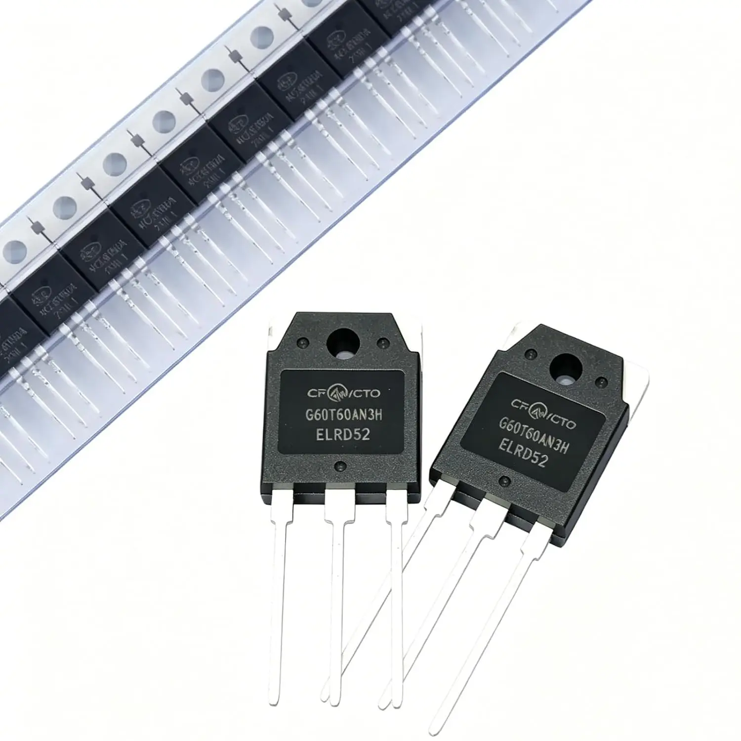 10PCS G60T60AN3H IC.CRG60T60AN3H TO-3P Large Tube IGBT Chip IC 60T60AN3H Thyristors Electronic