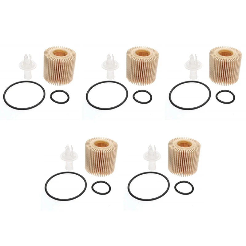 5X Engine Oil Filter For Toyota LEXUS Prius Scion 1.8L 04152-YZZA6 / 04152-B1010 / 04152-YZZA7 / 04152-40060