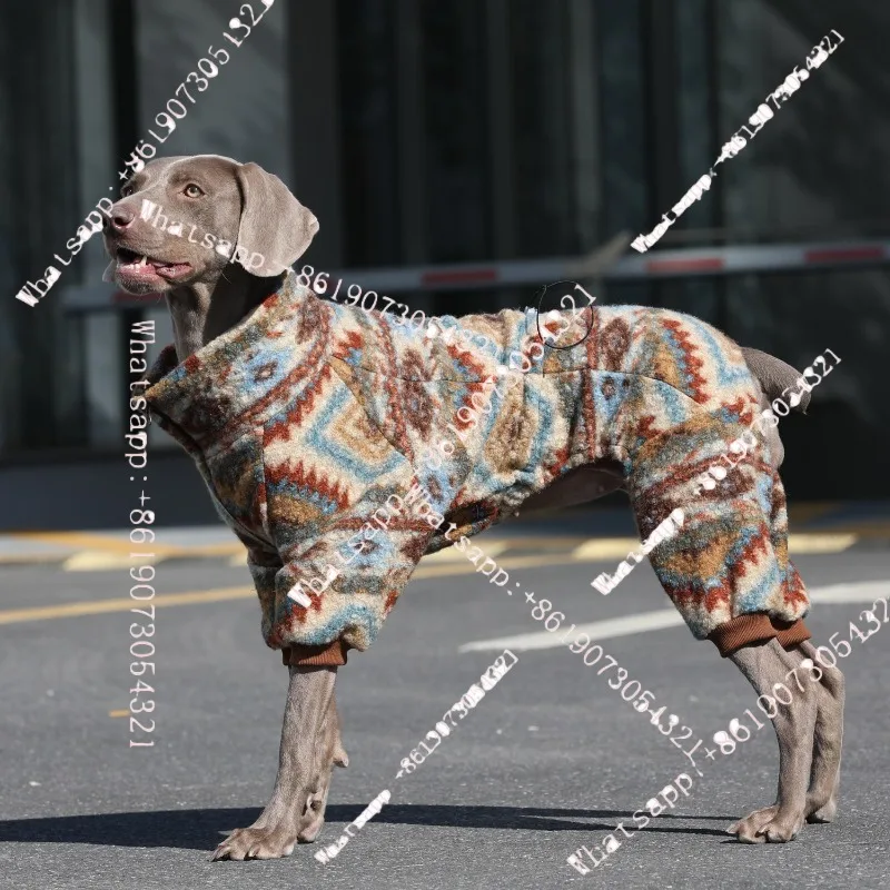 

Large dog autumn and winter thickened and warm Doberman four-legged clothes Golden Retriever Labrador anti-shedding clothes