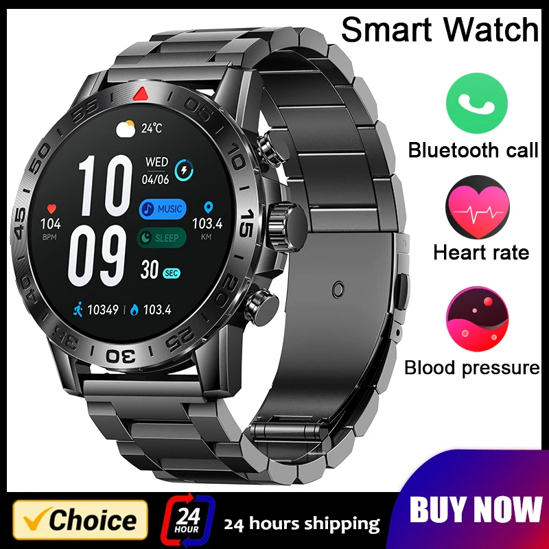 

Smart Watches For Men 1.39" HD full touch screen Waterproof Heart Rate Monitor Sports Smartwatch BlueTooth Call Women Fitness