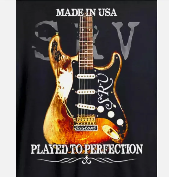 

Stevie Ray Vaughan T-Shirt, GIFT for fan t shirt, One sided, new cotton shirt