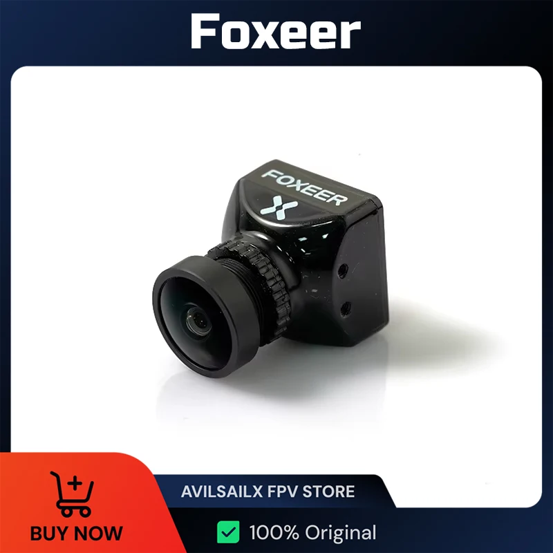 

Foxeer CAT4 Mini Cat / Micro Cat 4 1200TVL Starlight 0.00001Lux FPV Camera Low Latency Low Noise FPV Camera For FPV Racing Drone