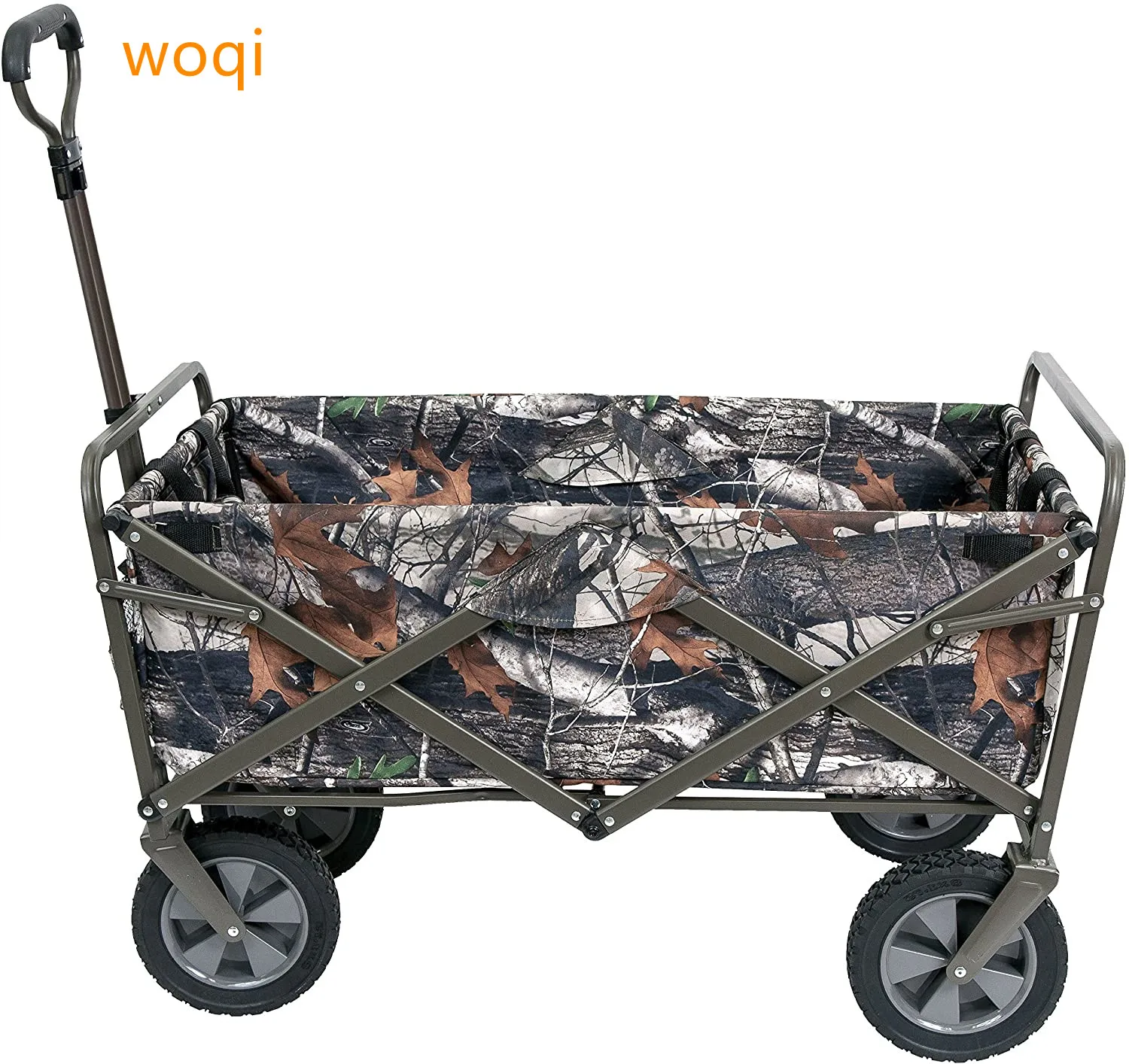 FOLDING TRANSPORT CART FOR CAMPING EQUIPMENT TROLLEY