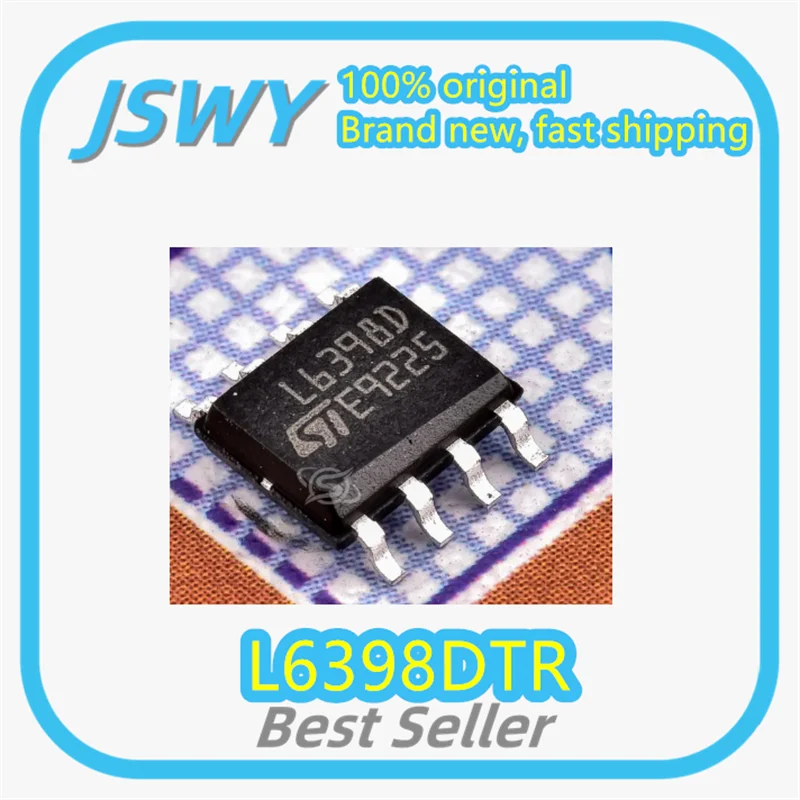 

(5/50 pieces) L6398DTR L6398 SOP-8 High Voltage High-Side and Low-Side Driver Brand New Genuine Large Stock