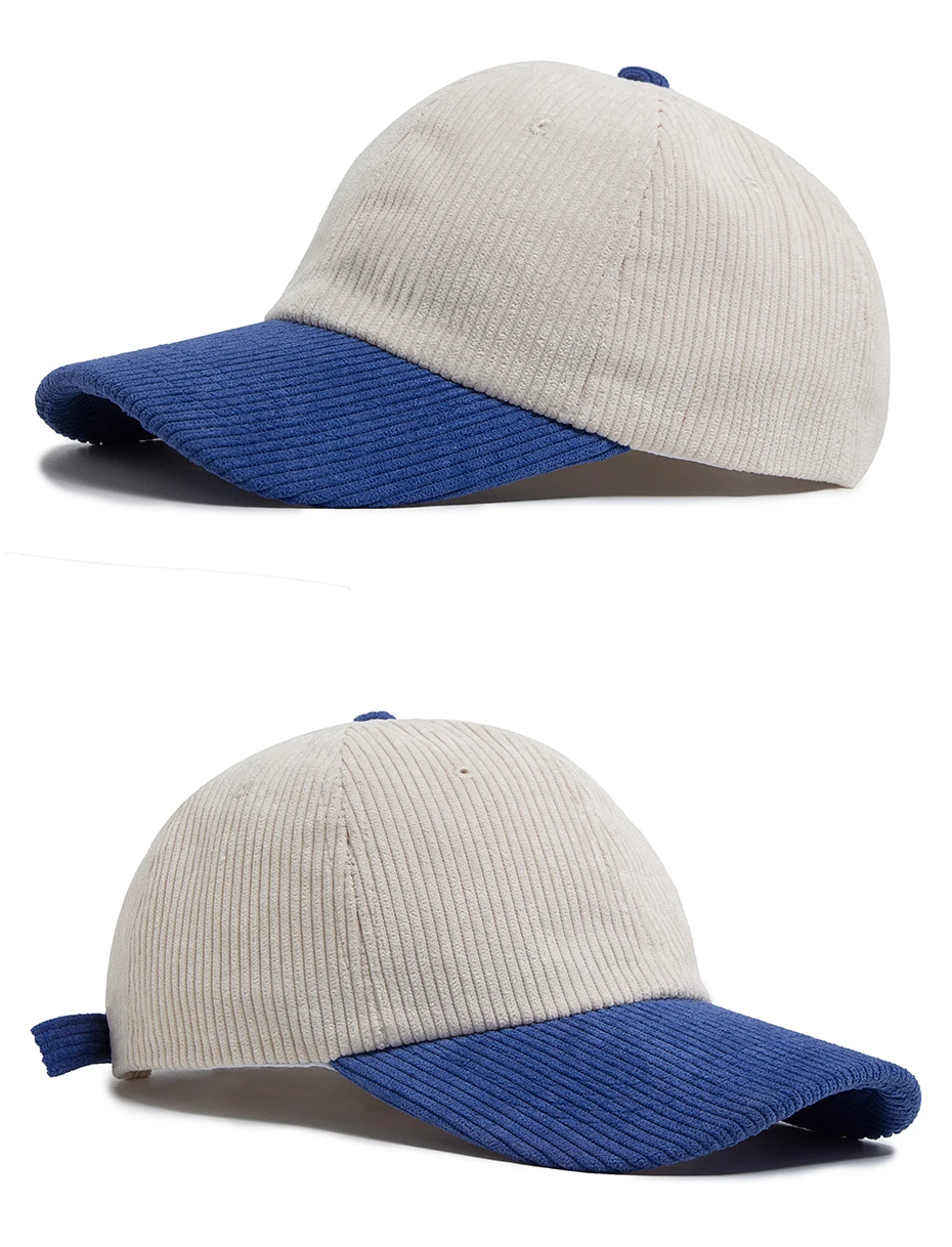 Winter Cord Weibliche Baseball Caps Herbst Casual frauen Hut Fashion Outdoor Sport Männer Kappe Zwei Farbe Passenden Hip Hop hüte – Detail 11