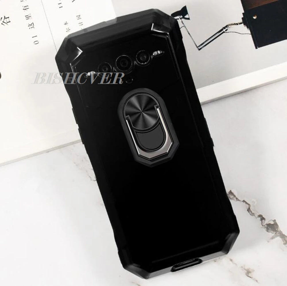 Dla DOOGEE V Max Plus wytrzymały 6.58 "DOOGEEVMaxPlus VMax uchwyt pierścieniowy tylny uchwyt etui na telefon telefon TPU miękka pokrywa silikonowa