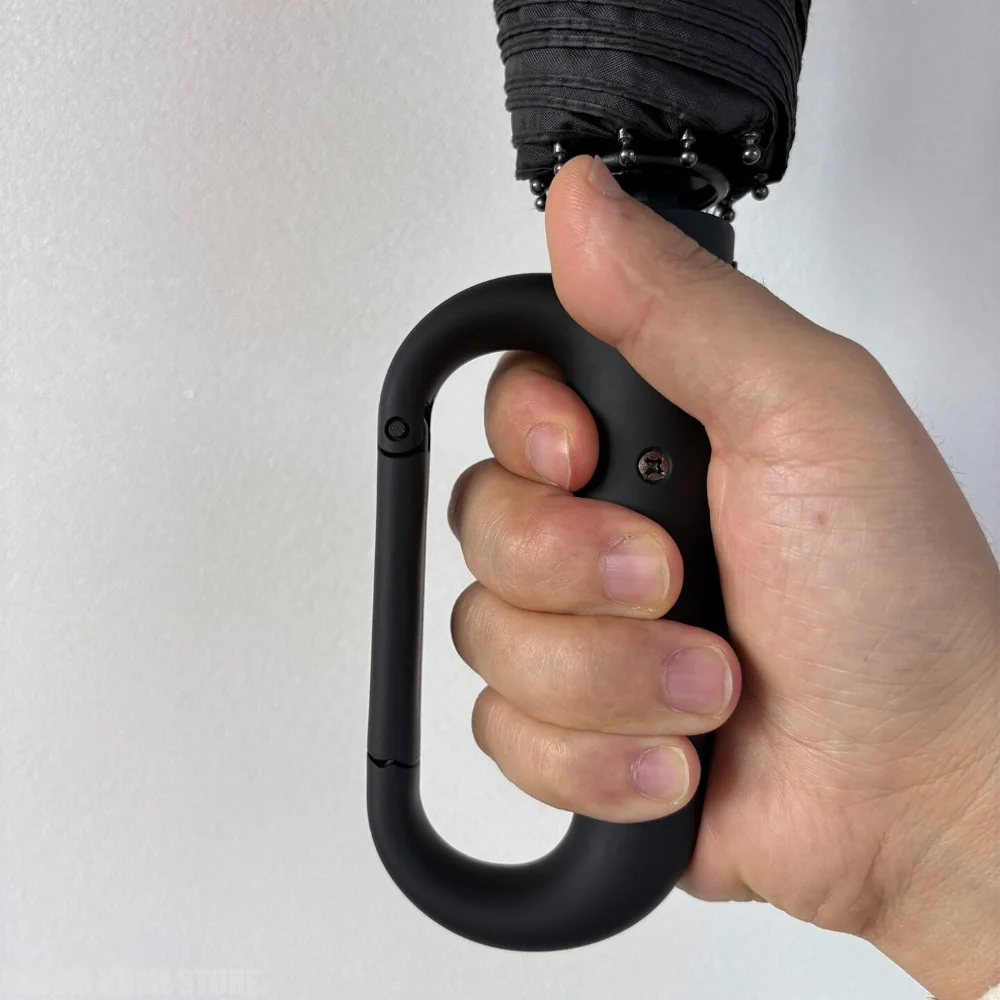New Ten Double Skeleton Ring Buckle Handle Uv Umbrella with Waterproof Cover Automatic for Sun Rain Paraguas Car - view 4