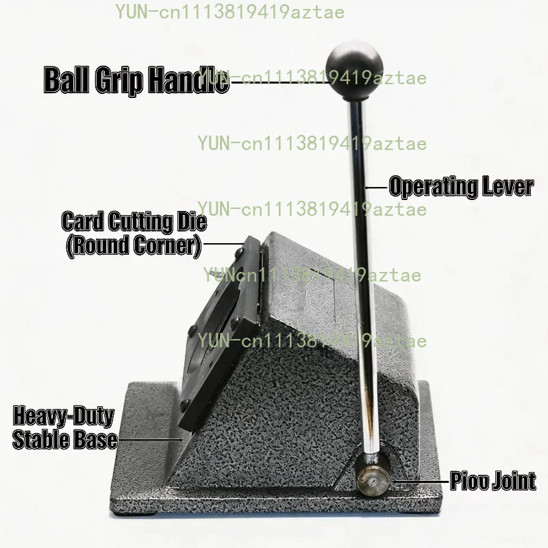 88×63mm R3 Round Corner Die Cutter, Custom Cutting Mold for Playing Cards, Business Card Punching Die Tool