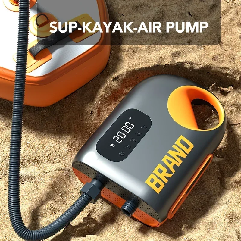 20PSI Electric Air Pump Inflatable DC Sup Pump Electric Inflatable Deflatable Air Inflator for Surfing Paddle Board Boat Kayak