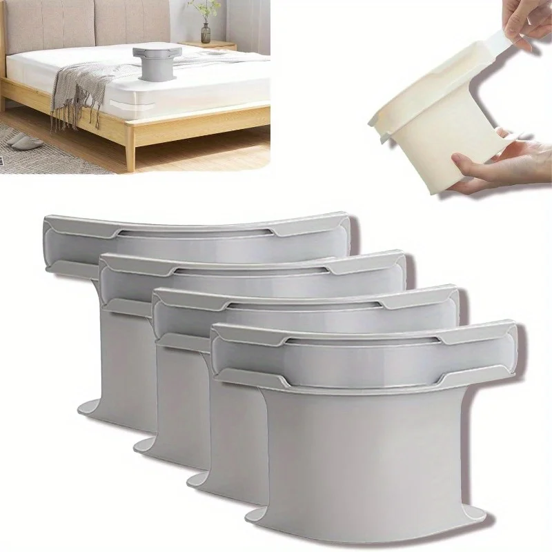 4 قطعة ملاءات السرير غطاء فتحة للبطاقات غير مرئية نوع المضادة للانزلاق ملاءات السرير كليب ملاءات السرير المنزلية السرير حامل الزاوية #3