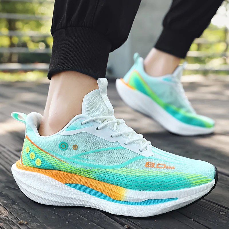 جديد الخريف انتعاش خفيفة الوزن للرجال والنساء أحذية رياضية سباق ماراثون الاحذية توازن مستقر دعم أحذية المشي #5