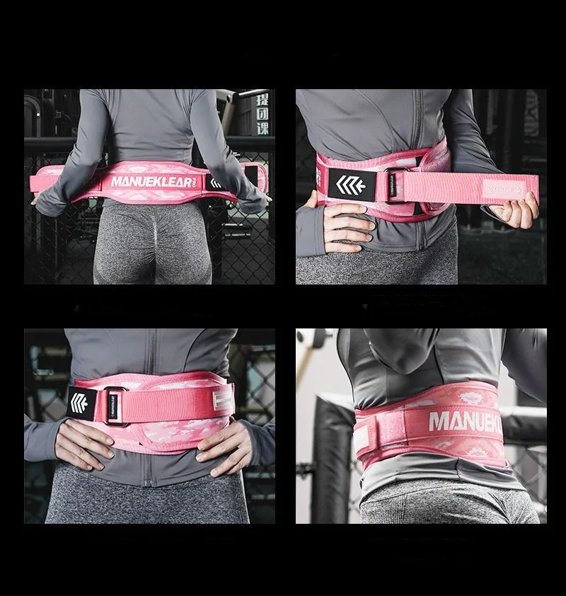 Camouflage EVA Fitness Belt For Women Sports Equipment Training Waist Squat Hard Pull Power Lift Weight Belt Back Support Belt