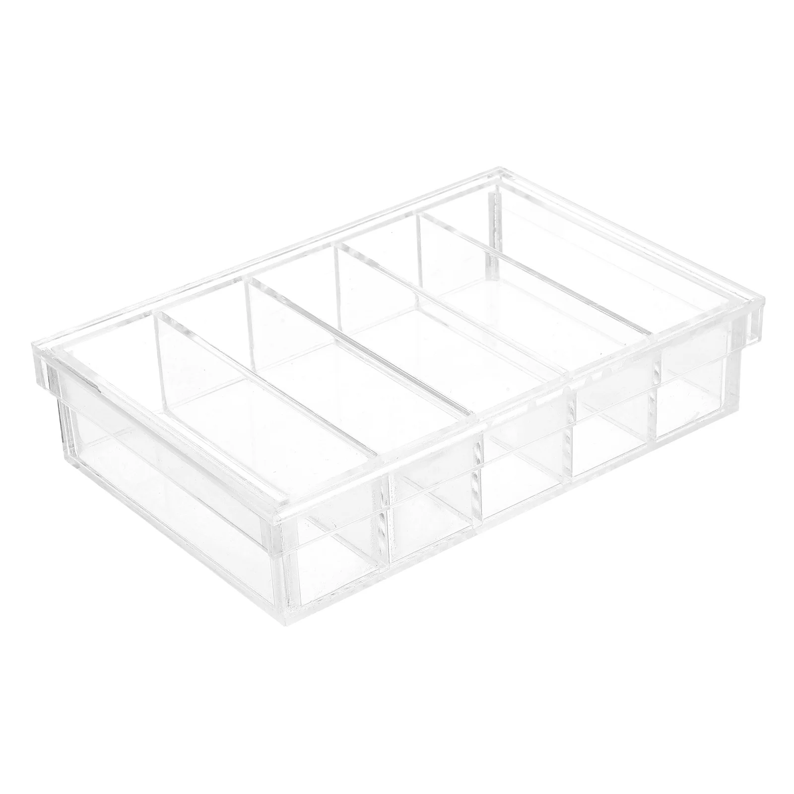 Transparent Acrylic Incubation Box 5-Compartment Reptile Breeding Container For Fish Snake Turtle Hatching Lab Petri Dish