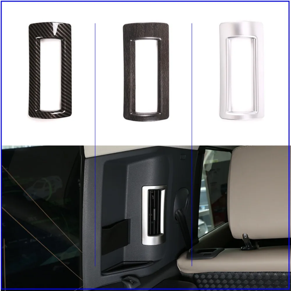 

Car wood grain C-pillar air conditioning Air Outlet FrameFor Land Rover Defender 110 2020 ABS Trim Car Accessories