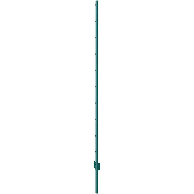 

Metal Picket Stakes 6 Feet For Garden Yard Lawn, 10 Pack U-Channel Heavy Duty Steel Fence Supports Green