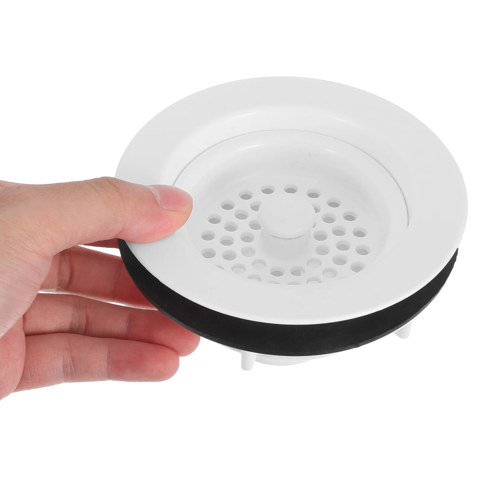 Filtro de pia de cozinha universal, rolha de drenagem de plástico, cesta coletora de alimentos, kit de filtro anti-entupimento, acessórios para rv