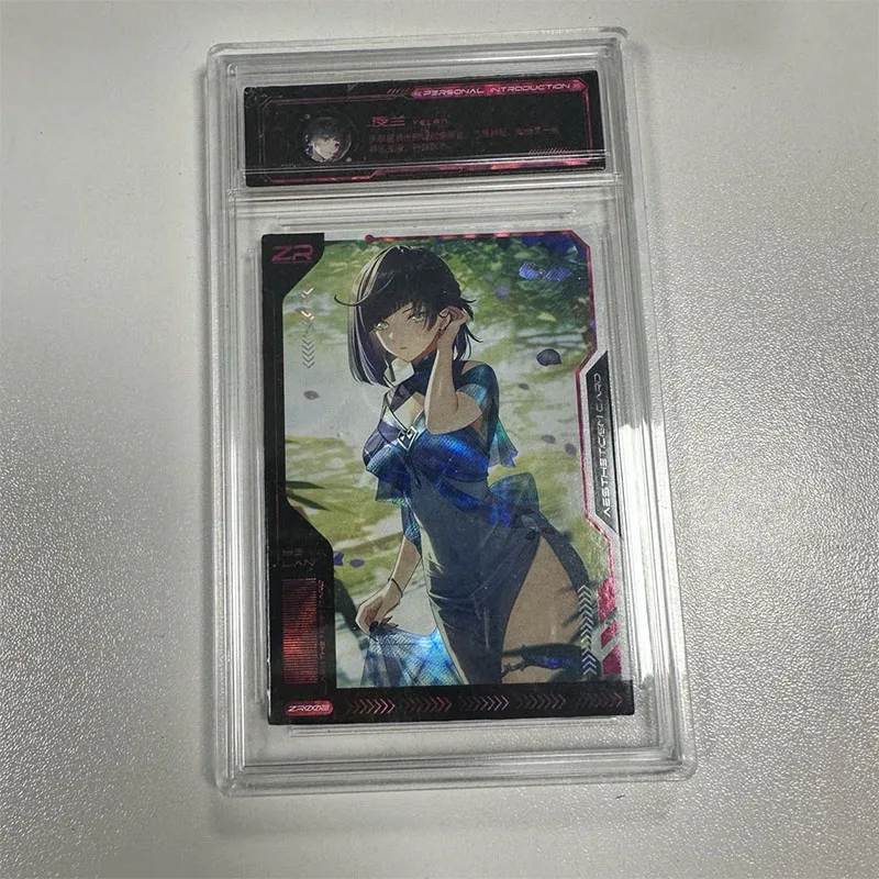 Xp arquivos anime deusa história zr mr xp pr cartões raiden shogun kafka nahida yelan cartão colecionável natal presente de aniversário brinquedos