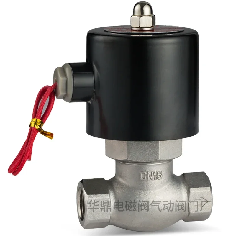 Stainless steel steam electromagnetic control valve US high temperature resistant AC220DC24V4, 6 minutes 1 inch DN32 4050