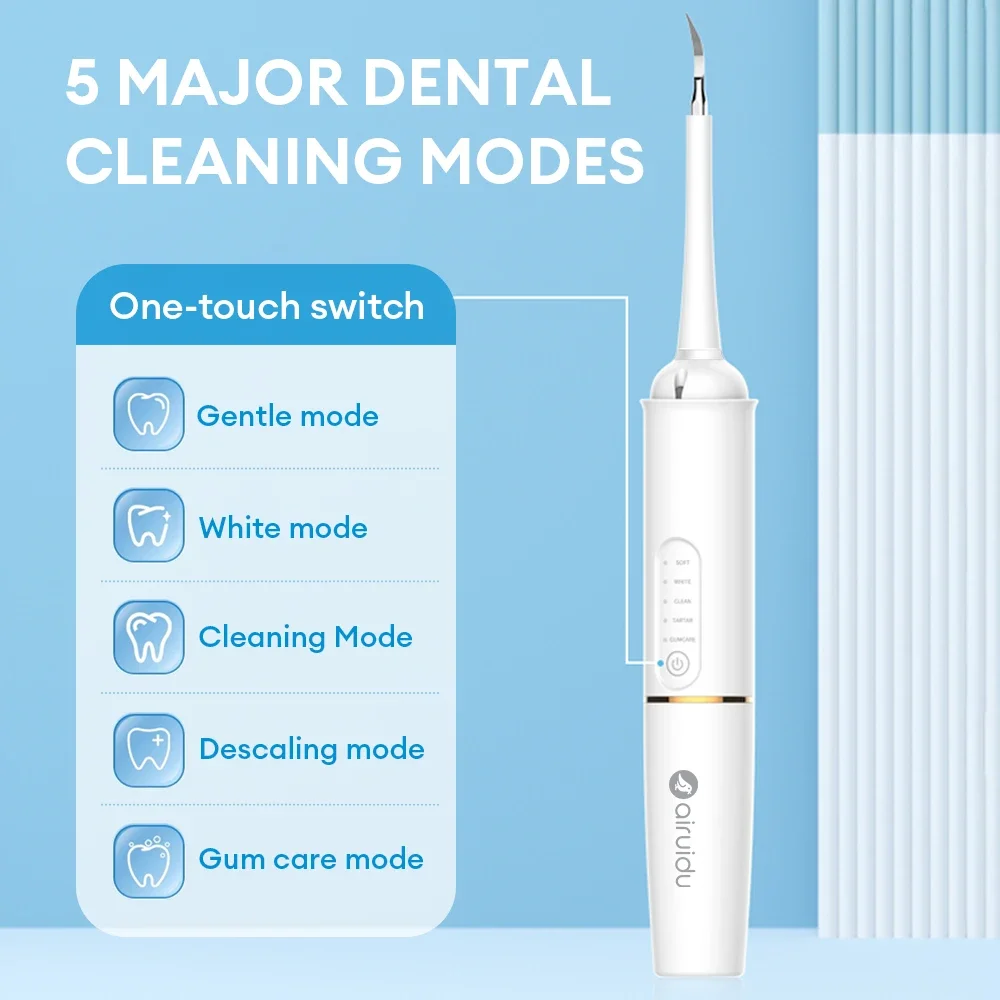 

Ультразвуковая зубная щетка Sonic: водонепроницаемость IPX7, 5 режимов, включая чувствительный режим и интеллектуальное время с длительным сроком службы батареи.