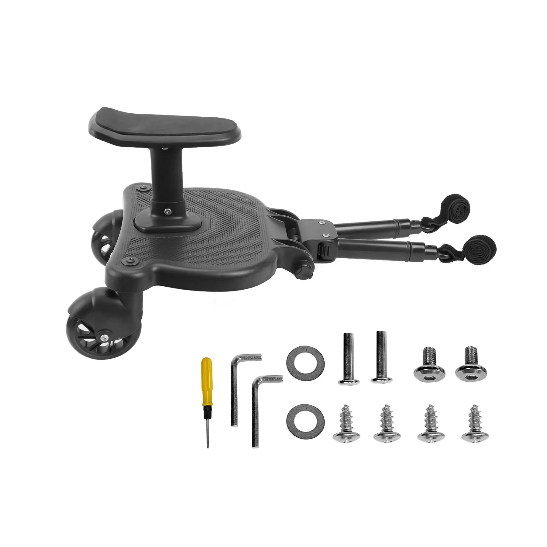 buggy board 2-IN-1 Universal Strollers Step Board Adapter Pram Board Child Kids Standing Plate with Seat Pram Pedal Adapter