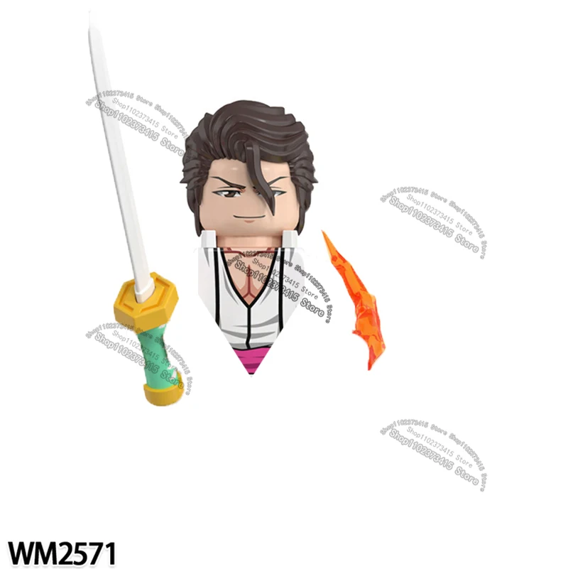 WM6164 BLEACH Anime Cartoon Bricks WM Blocks Dolls Kurosaki Ichigo