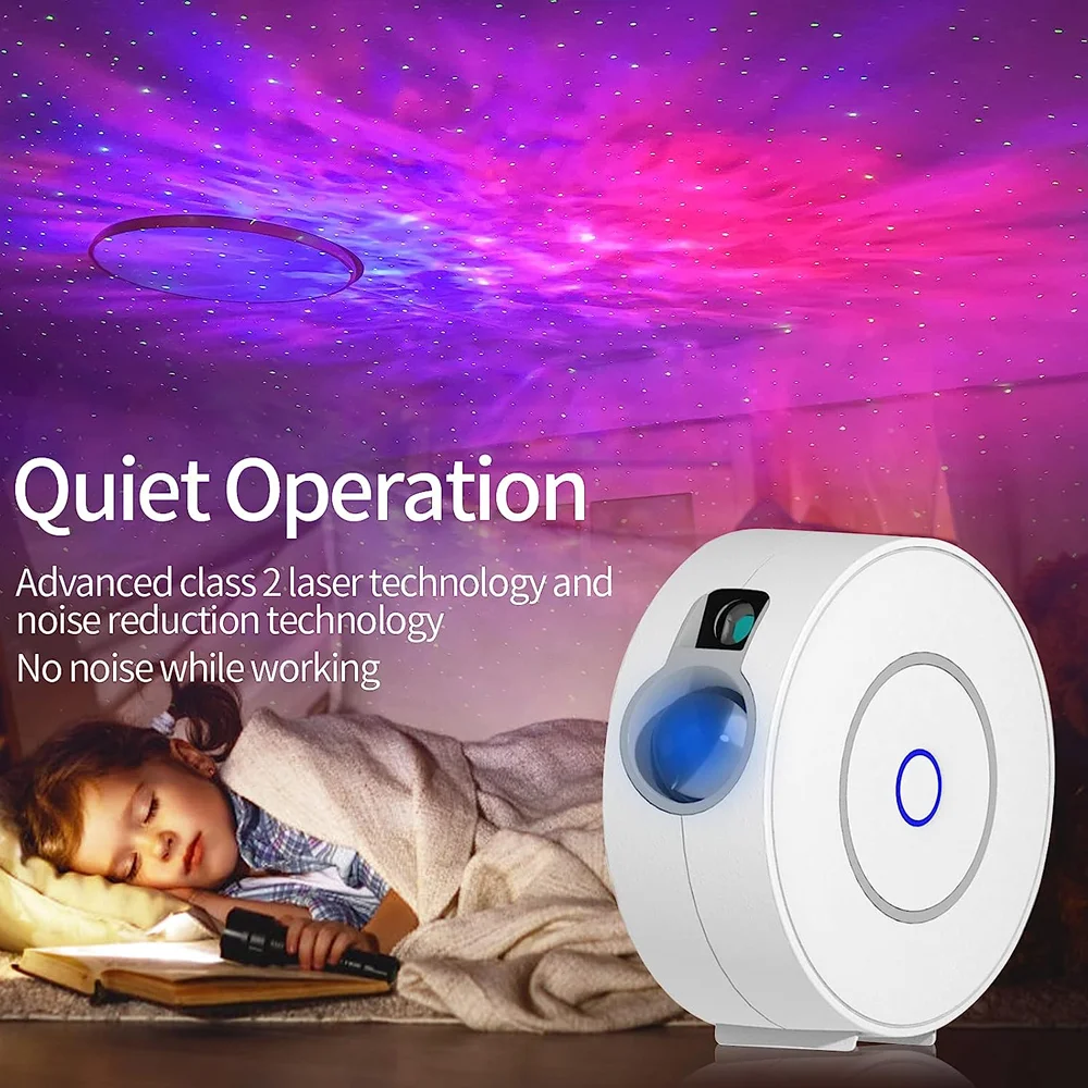 Projetor Smart Galaxy de Tuya compatível com Alexa e Google Home,Projetor de Luz Nebulosa Star Night com Nebula,Decoração de Quarto para Dormitório/Bar/Barty/Home