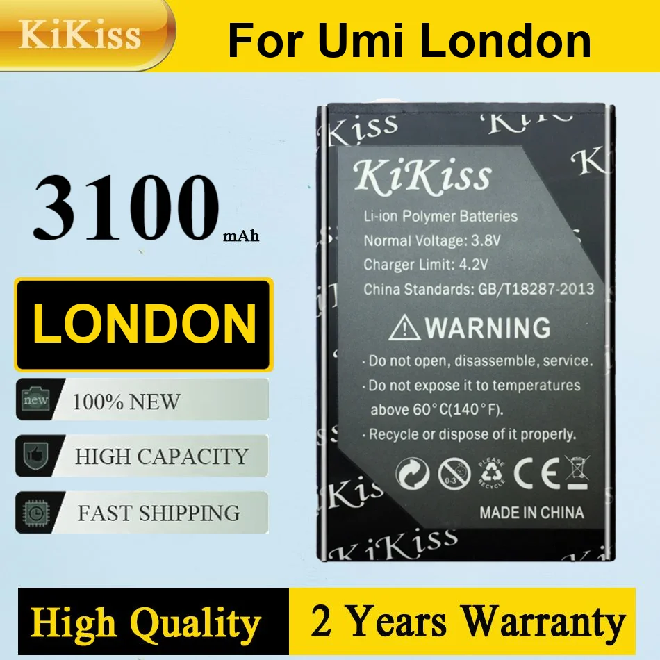 

3100 мАч аккумулятор Kikiss LONDON для Umidigi Umi