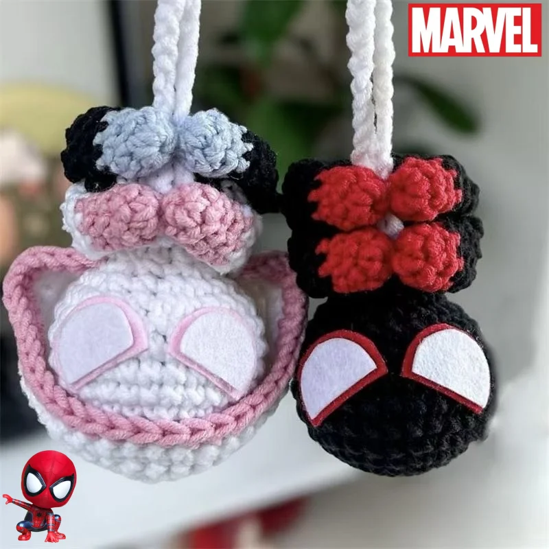 

Новая серия Marvel, милая креативная аниме-мультяшная кукла с изображением Человека-паука, модное украшение ручной работы, кулон, подарок для мужчин и женщин