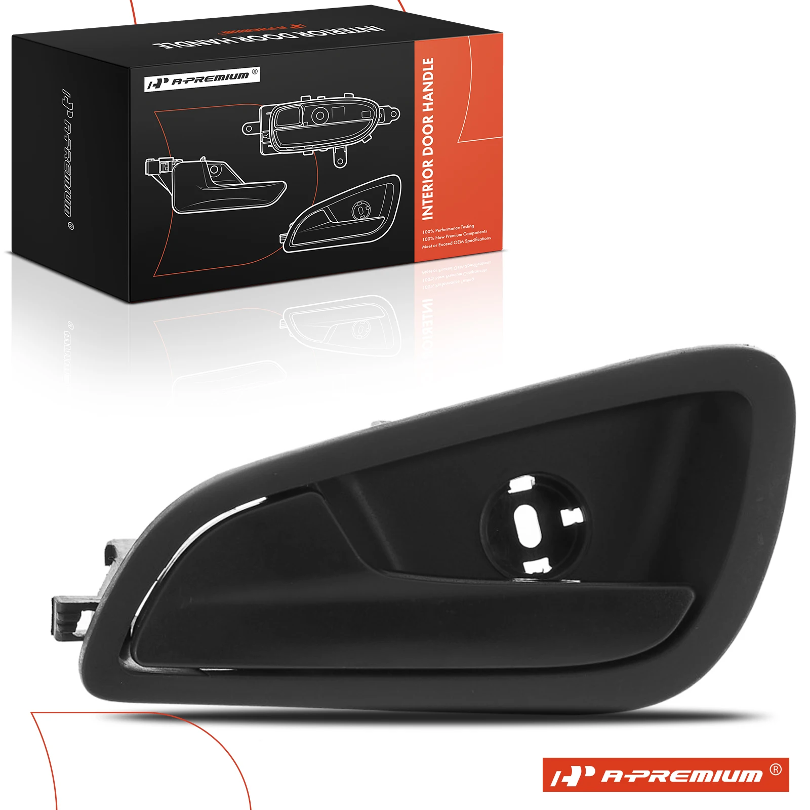 A-Premium Rear Driver or Front Driver Side Black Interior Door Handle for Ford Focus 2012-2015