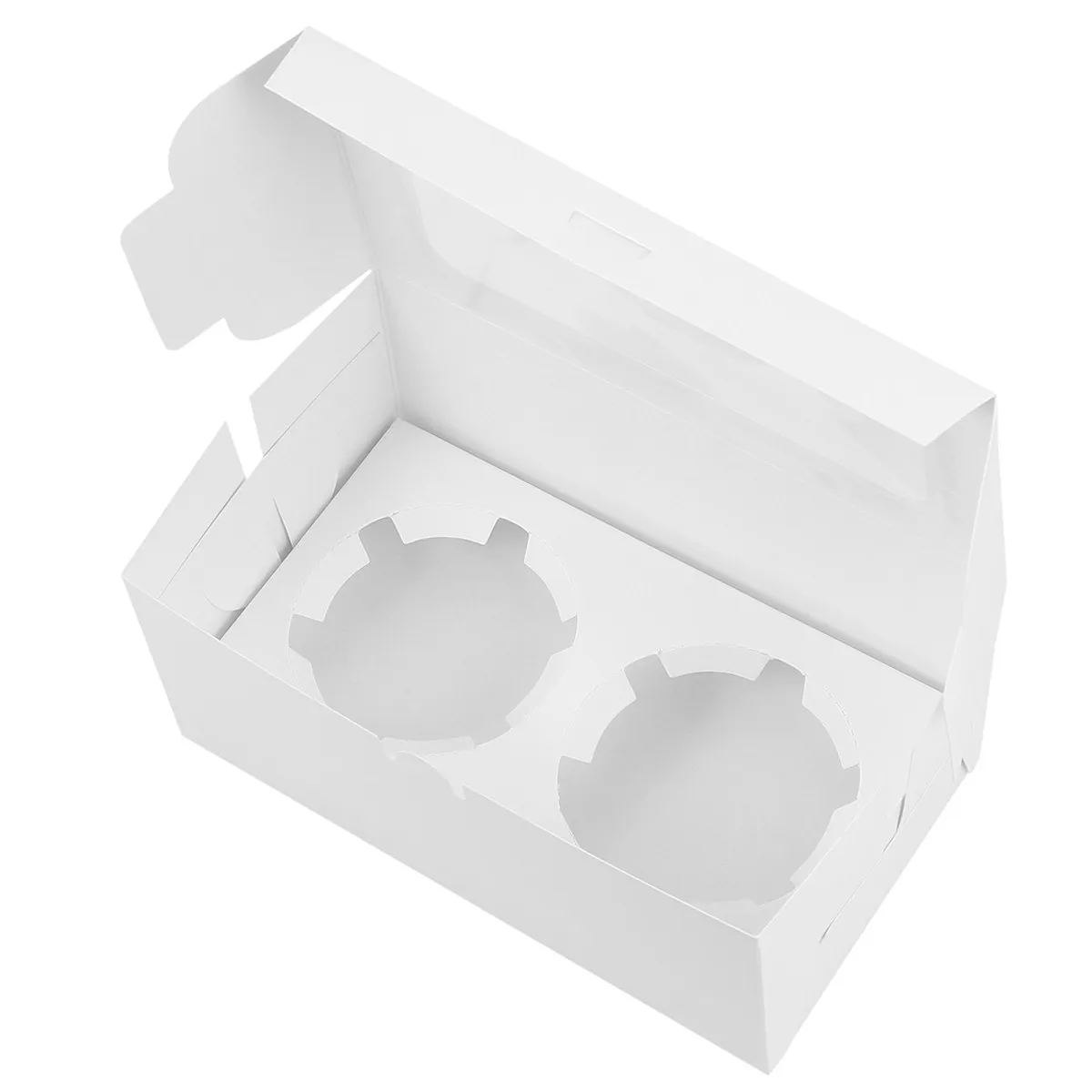 Paquete de 10 Cajas de Papel para Cupcakes de Grado Alimenticio, Caja de Embalaje para Postres, para Tartas de Huevo, Muffins, Galletas, Regalo para Fiestas de Cumpleaños