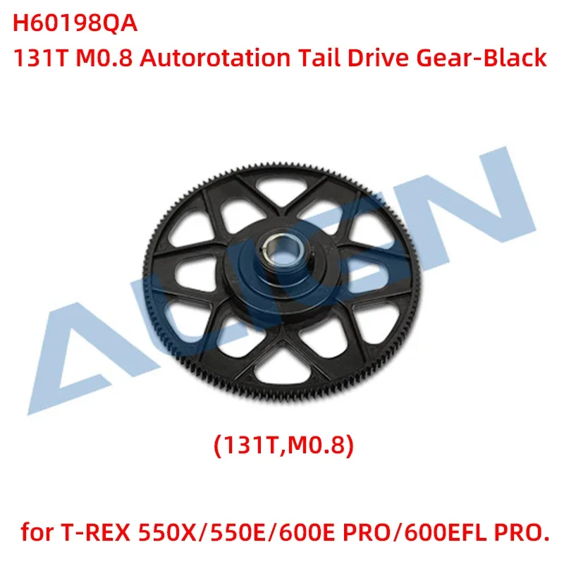 ALIGN T-REX 550X Motor Pinion Helical Gear 16T CNC Slant Thread Main Drive Gear/112T Main Gear Case Set Parts RC Helicopter