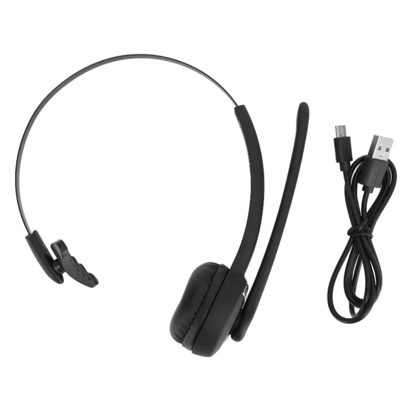

Bluetooth-гарнитура для телефона, беспроводная бизнес-гарнитура с вращающимся микрофоном для ноутбука, мобильного телефона, ПК, планшета