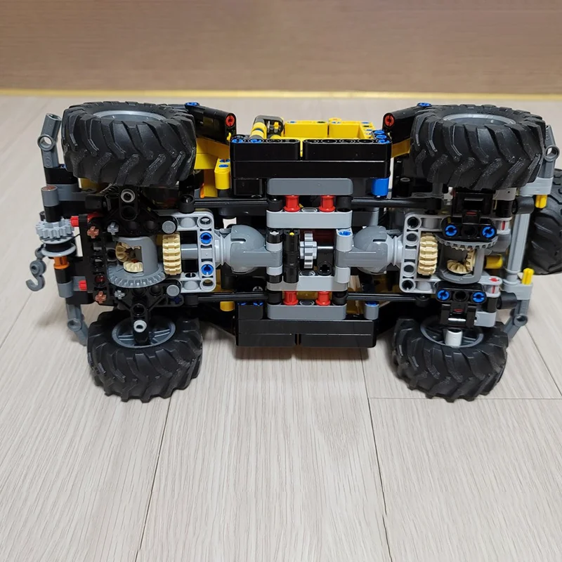 687개 창의적인 MOC 원격 조종 오프로드 차량 블록 모델 어린이 교육용 장난감 창의적인 브릭 세트 축제 선물