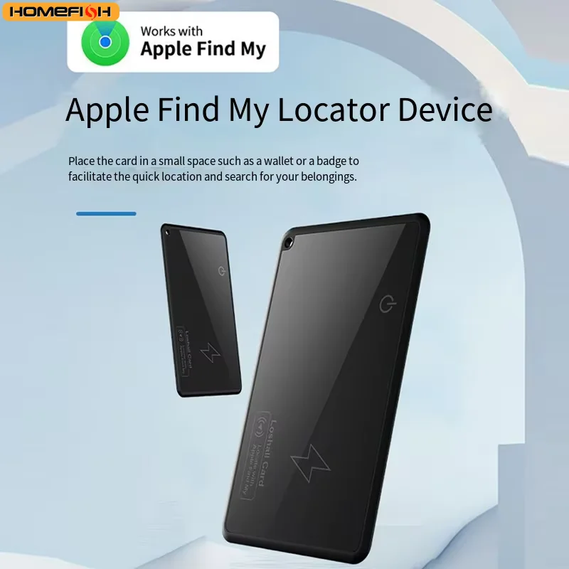Wallet Tracker Card Wireless Charging Tracking Location Gps Locator Smart Tag For Iphone Apple Device Find My Airtag GPS Locator