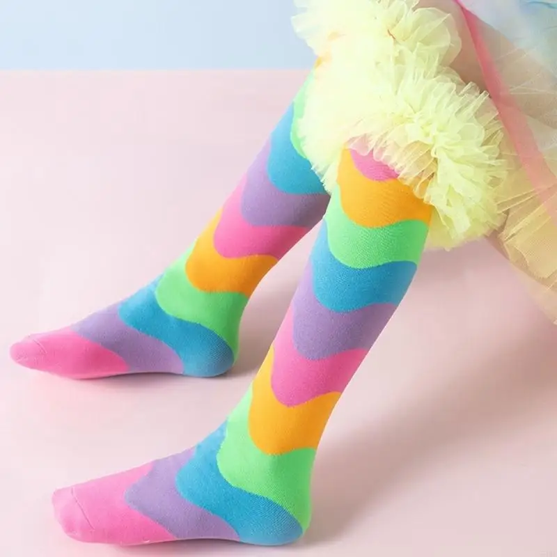 54DF Colorful Ventilated Socks For Kid Breathable Elastic Design Durability Everyday
