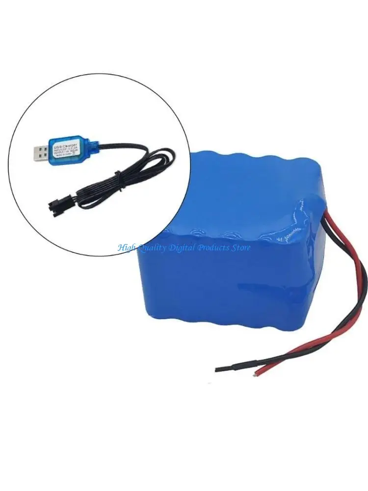 

U2JE USB Power Cable 7.2V 250mA Output NiCd NiMh Battery Pack USB Charging Cable SM2.0 2P Plug for Excavators Car