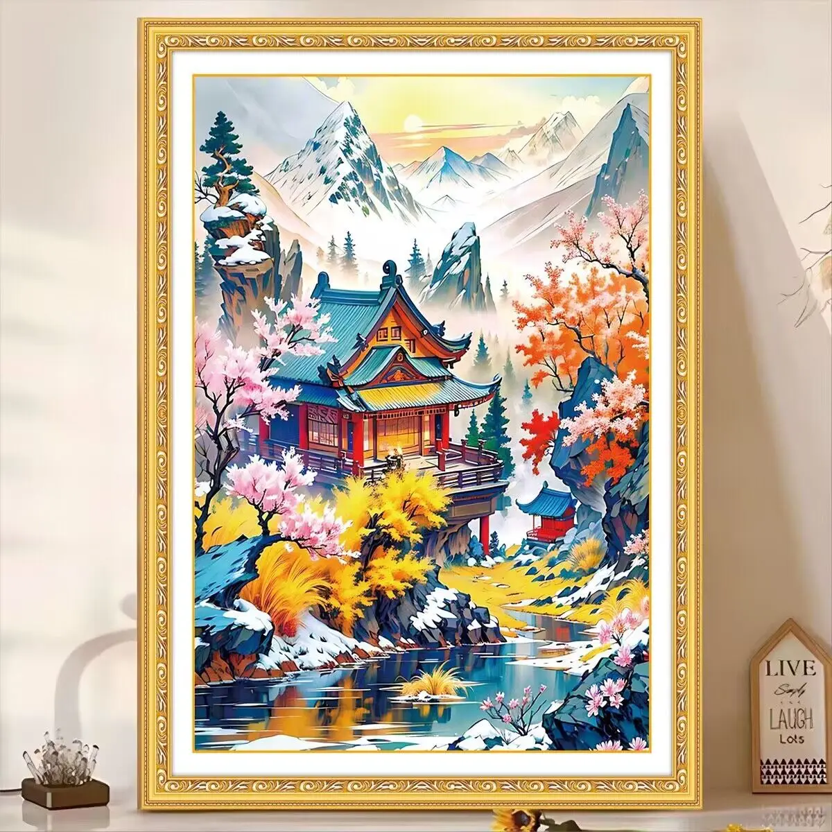 

Набор для вышивки снежными павильонами 11CT в китайском стиле