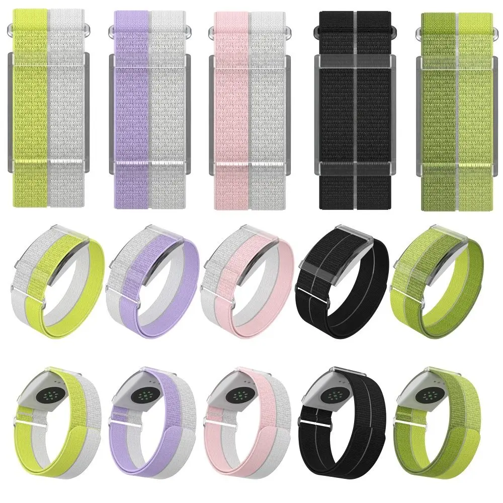 Nylon Sport Band Loop Design Adjustable Fitness Tracker Strap Breathable Replacement Wristband for COROS Heart Rate Monitor