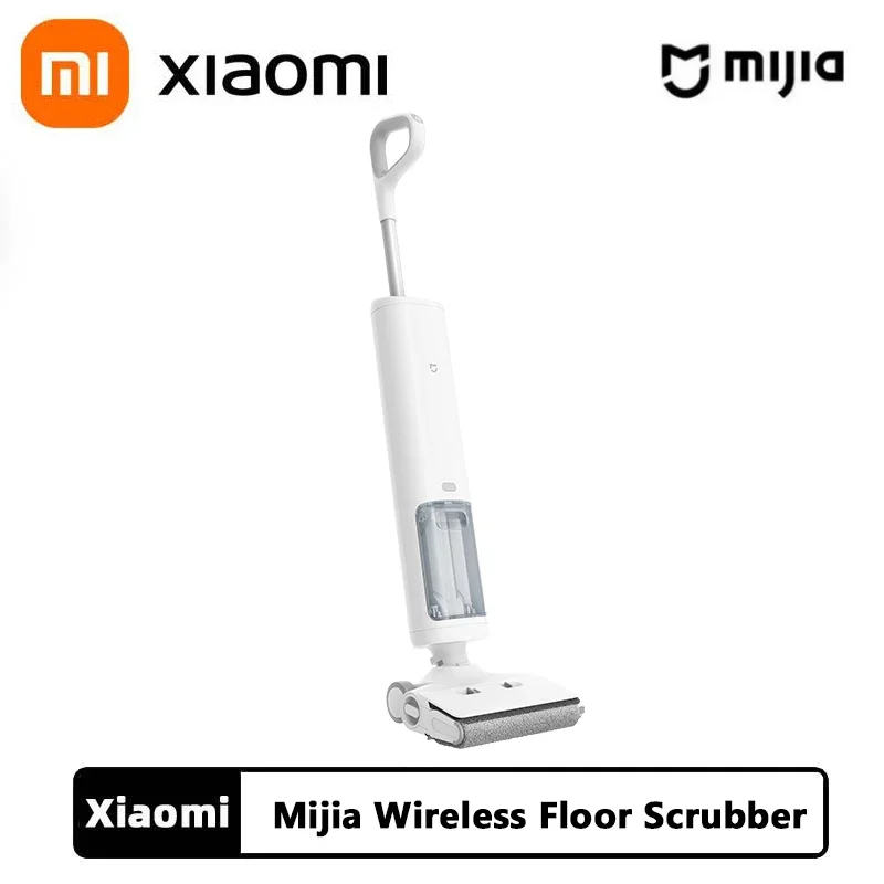 NEW XIAOMI MIJIA Wireless Vacuum Cleaner Mops Floor Cleaning Scrubber Crawler Roller Brush 3-In-1 Smart Real-Time Self-Cleaning